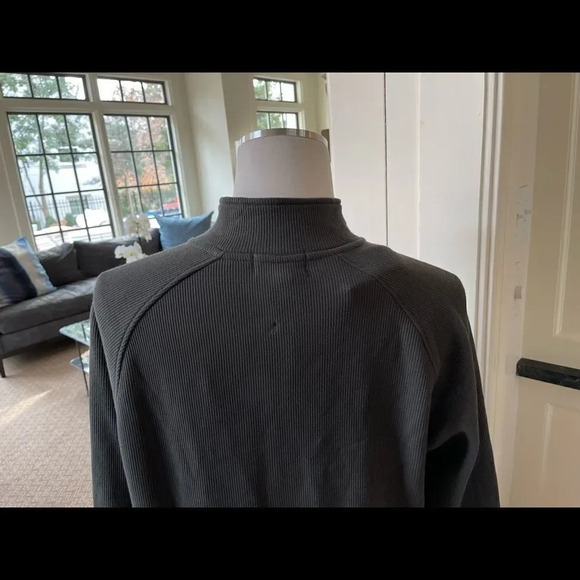 Taylor  Vintage Men's Gray Waffle Fleece Zip up Jacket Size M NWT - Picture 8 of 12